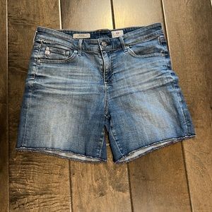 AG Hailey relaxed supersoft denim shorts size 28